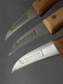 Das Solinger Küchenmesser „Zöppken“ Angebot!  Olivenholzgriff, gebogene Edelstahlklinge